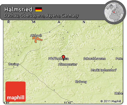 Physical Map of Halmsried
