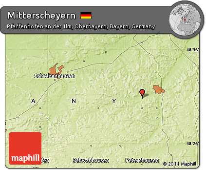 Physical Map of Mitterscheyern