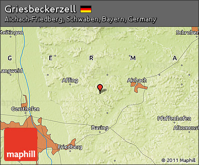 Physical Map of Griesbeckerzell