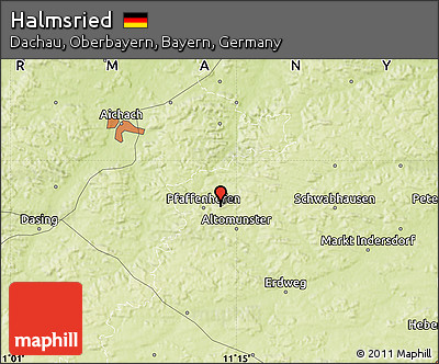 Physical Map of Halmsried