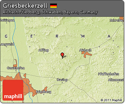Physical Map of Griesbeckerzell