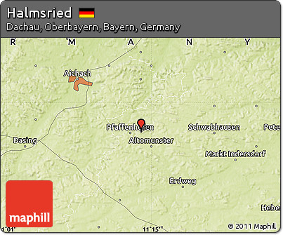 Physical Map of Halmsried