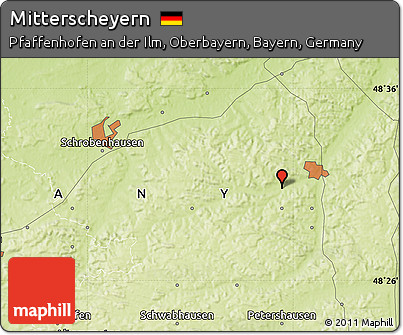 Physical Map of Mitterscheyern