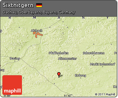 Physical Map of Sixtnitgern
