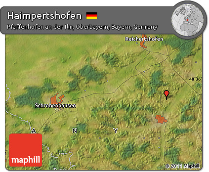 Satellite Map of Haimpertshofen