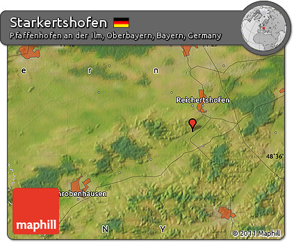 Satellite Map of Starkertshofen