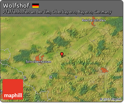 Satellite Map of Wolfshof