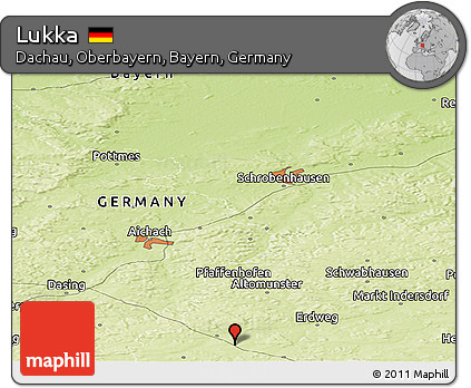 Physical Panoramic Map of Lukka