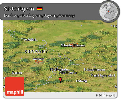 Satellite Panoramic Map of Sixtnitgern