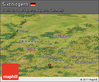 Satellite Panoramic Map of Sixtnitgern