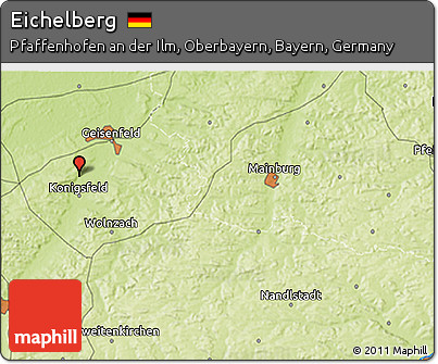 Physical 3D Map of Eichelberg