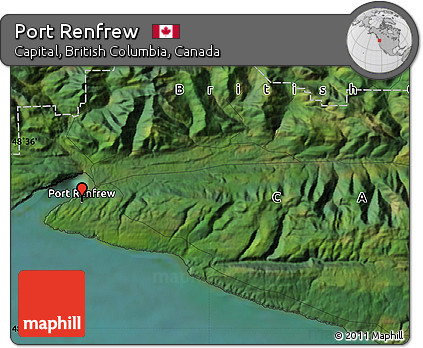 Satellite Map of Port Renfrew