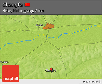 Physical 3D Map of Changfa