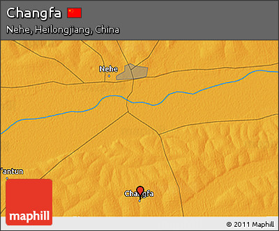 Political 3D Map of Changfa