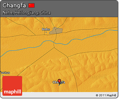 Political 3D Map of Changfa