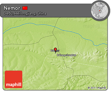 Physical 3D Map of Nemor