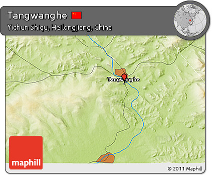 Physical 3D Map of Tangwanghe