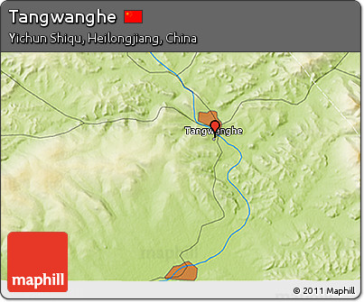 Physical 3D Map of Tangwanghe