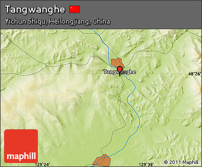 Physical Map of Tangwanghe