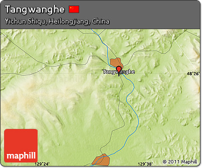 Physical Map of Tangwanghe