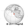 Outline Map of the Area around 48° 30' 27" N, 129° 7' 30" W, rectangular outline