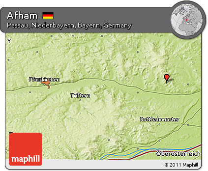 Physical 3D Map of Afham