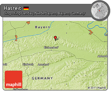 Physical 3D Map of Hasreit
