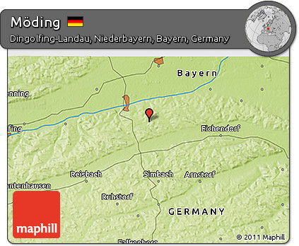 Physical 3D Map of Möding
