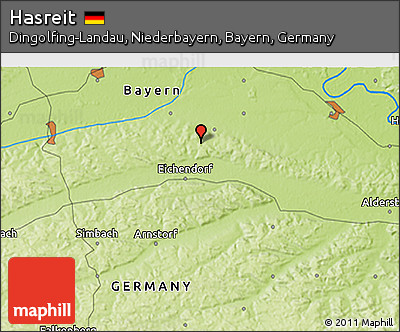 Physical 3D Map of Hasreit