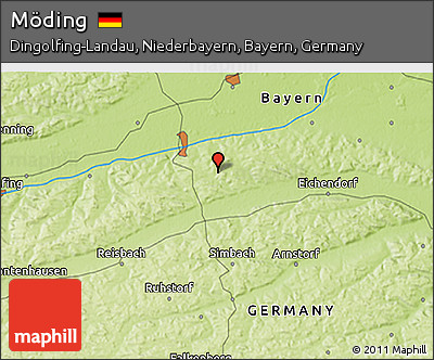 Physical 3D Map of Möding