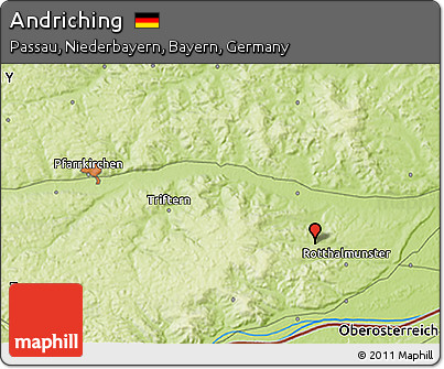 Physical 3D Map of Andriching