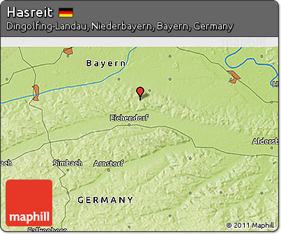Physical 3D Map of Hasreit