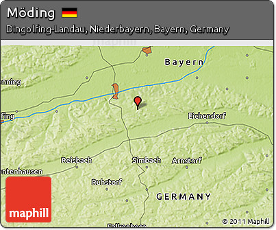 Physical 3D Map of Möding
