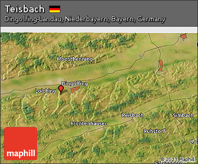 Satellite 3D Map of Teisbach