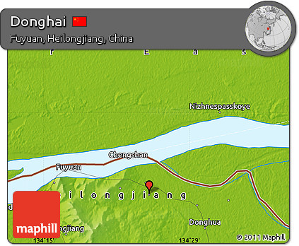 Physical Map of Donghai
