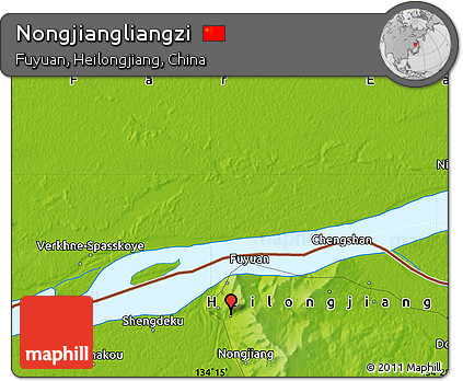 Physical Map of Nongjiangliangzi