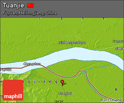 Physical Map of Tuanjie