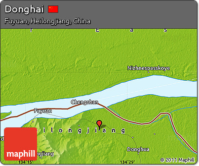 Physical Map of Donghai