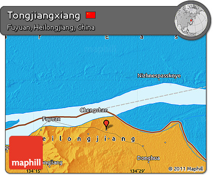 Political Map of Tongjiangxiang
