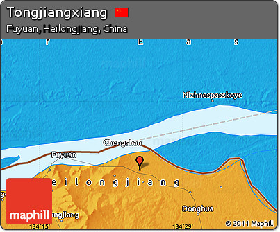 Political Map of Tongjiangxiang