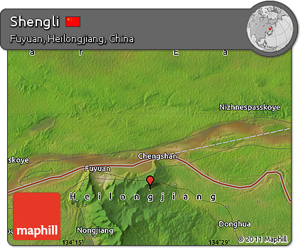 Satellite Map of Shengli