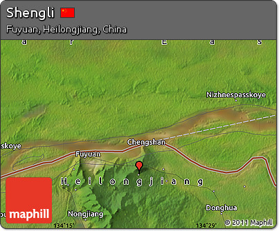 Satellite Map of Shengli
