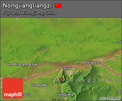 Satellite Map of Nongjiangliangzi