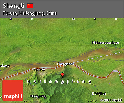 Satellite Map of Shengli