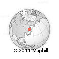 Outline Map of the Area around 48° 30' 27" N, 136° 55' 30" E, rectangular outline