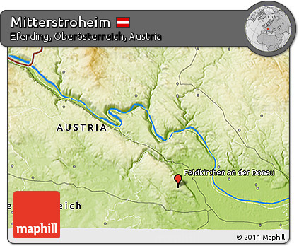 Physical 3D Map of Mitterstroheim