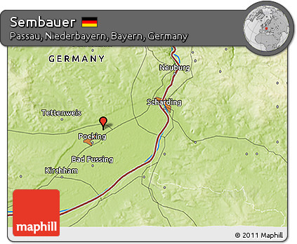 Physical 3D Map of Sembauer