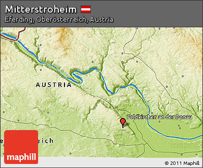 Physical 3D Map of Mitterstroheim