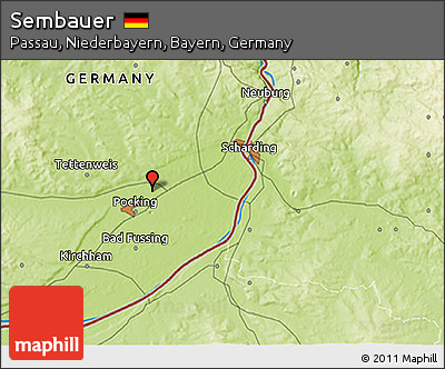 Physical 3D Map of Sembauer