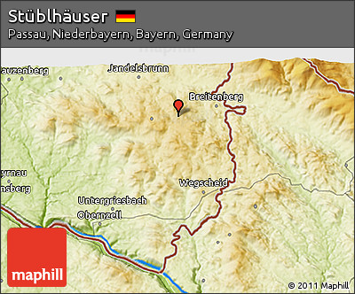Physical 3D Map of Stüblhäuser